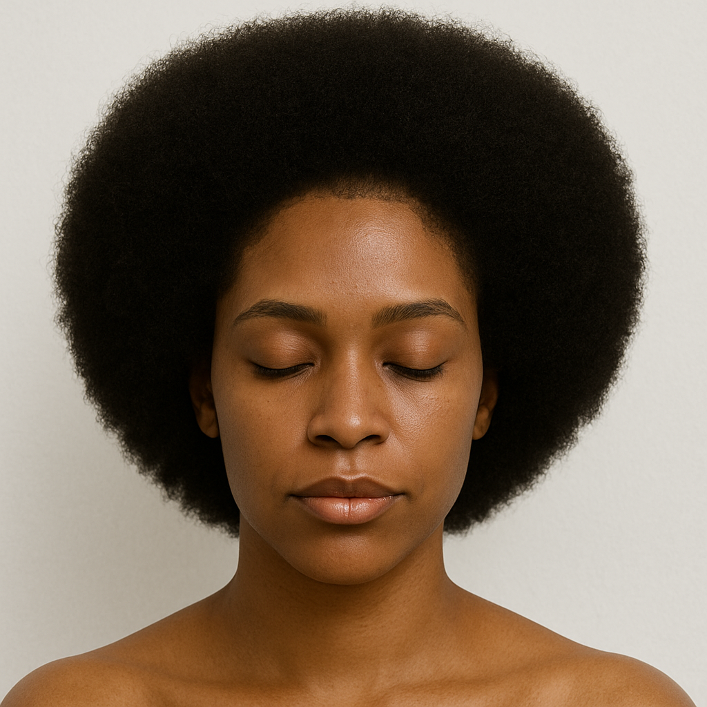 Afro Kinky 4x4 Transparent Closure Wig