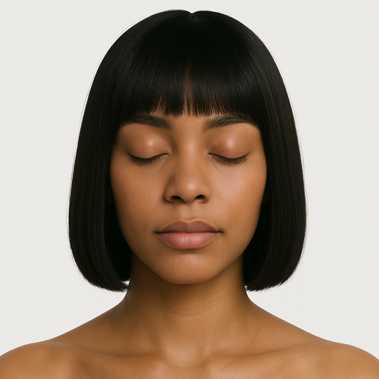 Straight Bang bob Wig